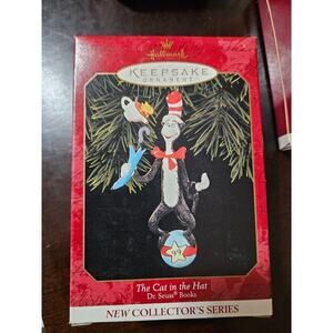 Hallmark Keepsake Ornament "The Cat in the Hat" 1999 Christmas Tree Ornament New